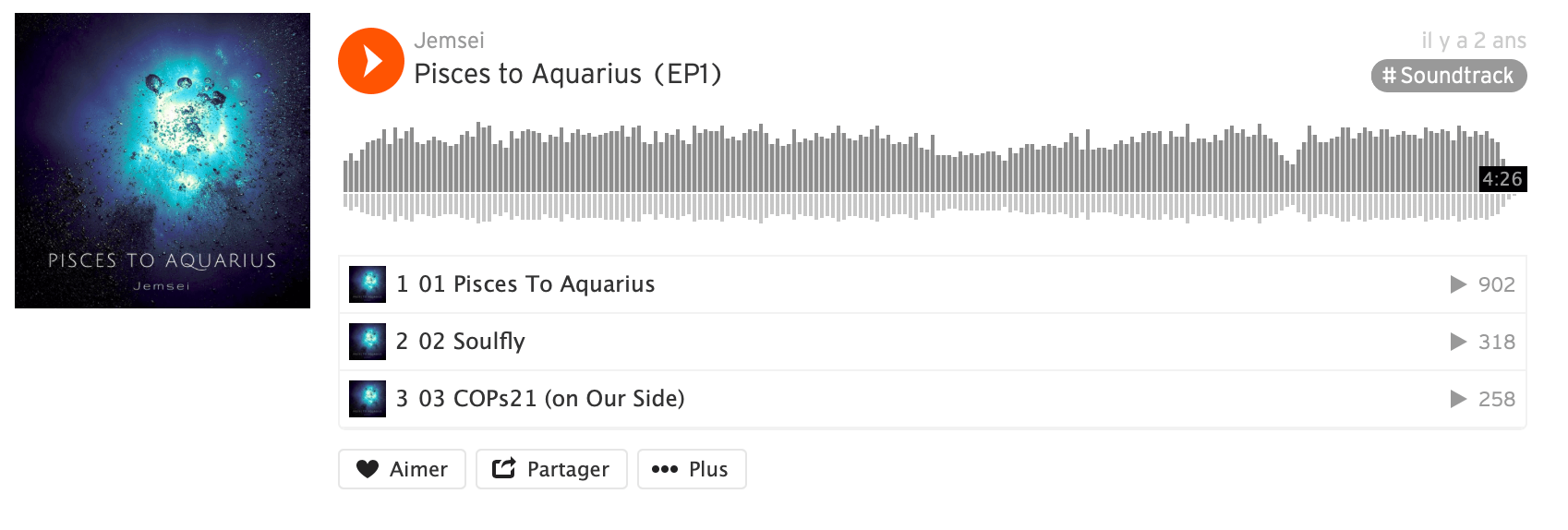 Image EP1 Pisces to Aquarius playlist